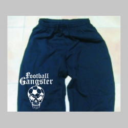 Footbal Gangster   čierne teplákové kraťasy s tlačeným logom